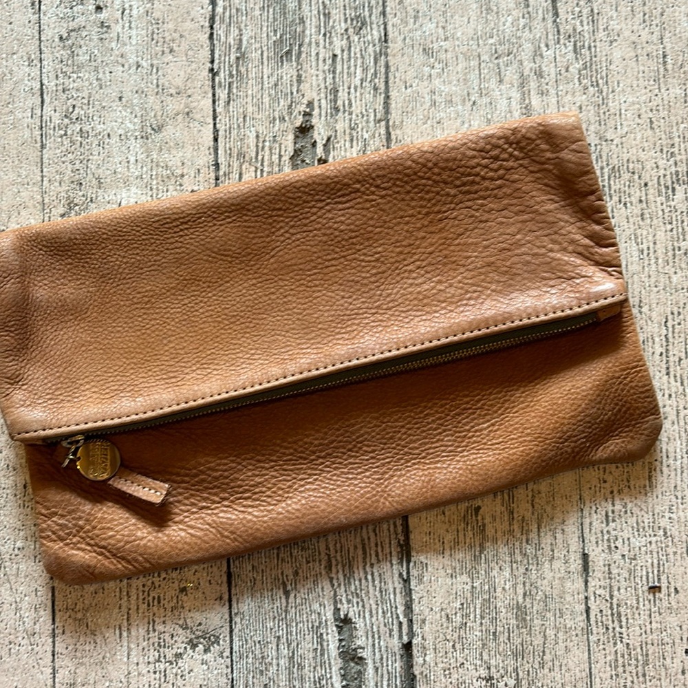 *CLARE VIVIER FOLD OVER CLUTCH*